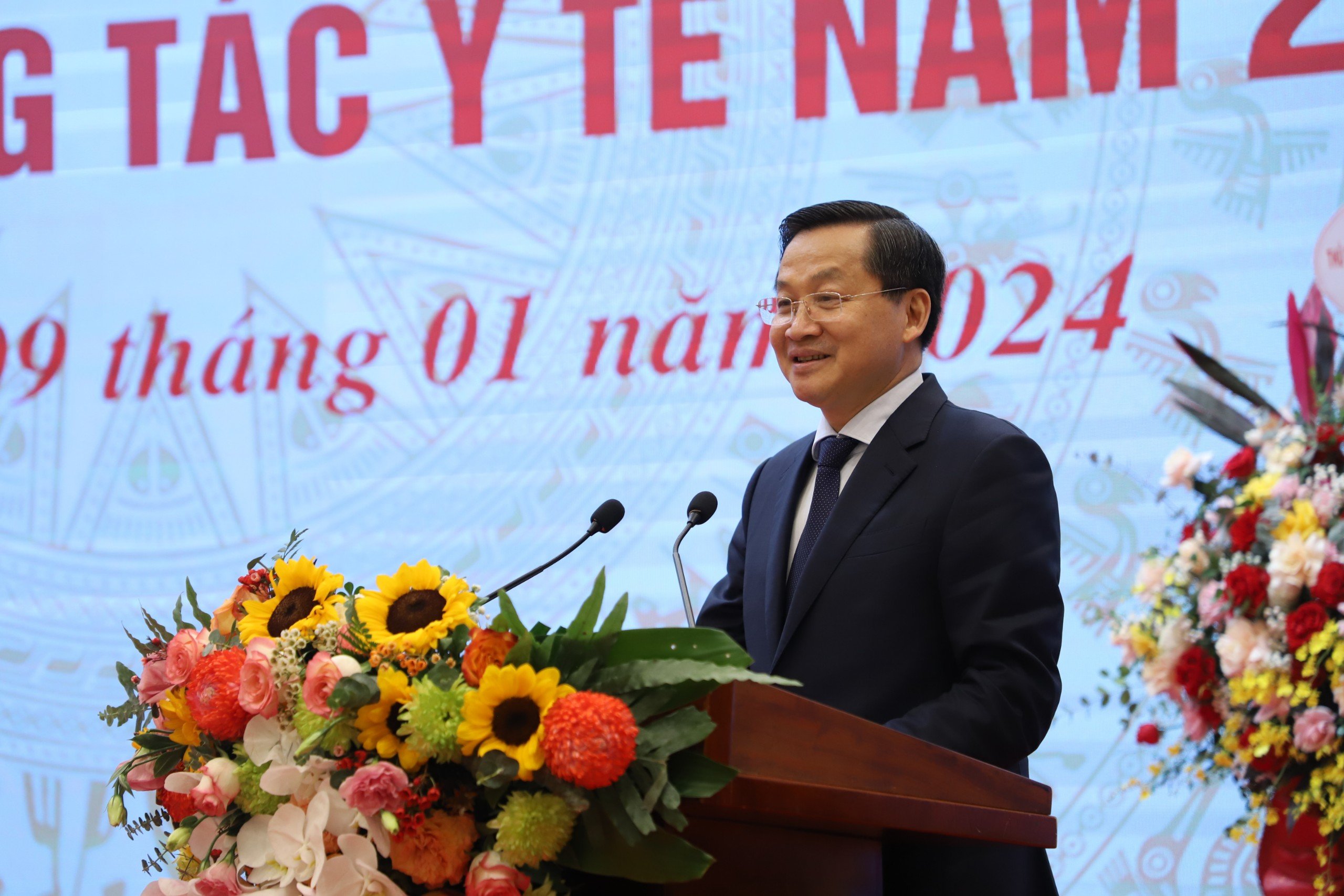 Phó Thủ tướng Chính phủ Lê Minh Khái dự hội nghị triển khai công tác y tế năm 2024