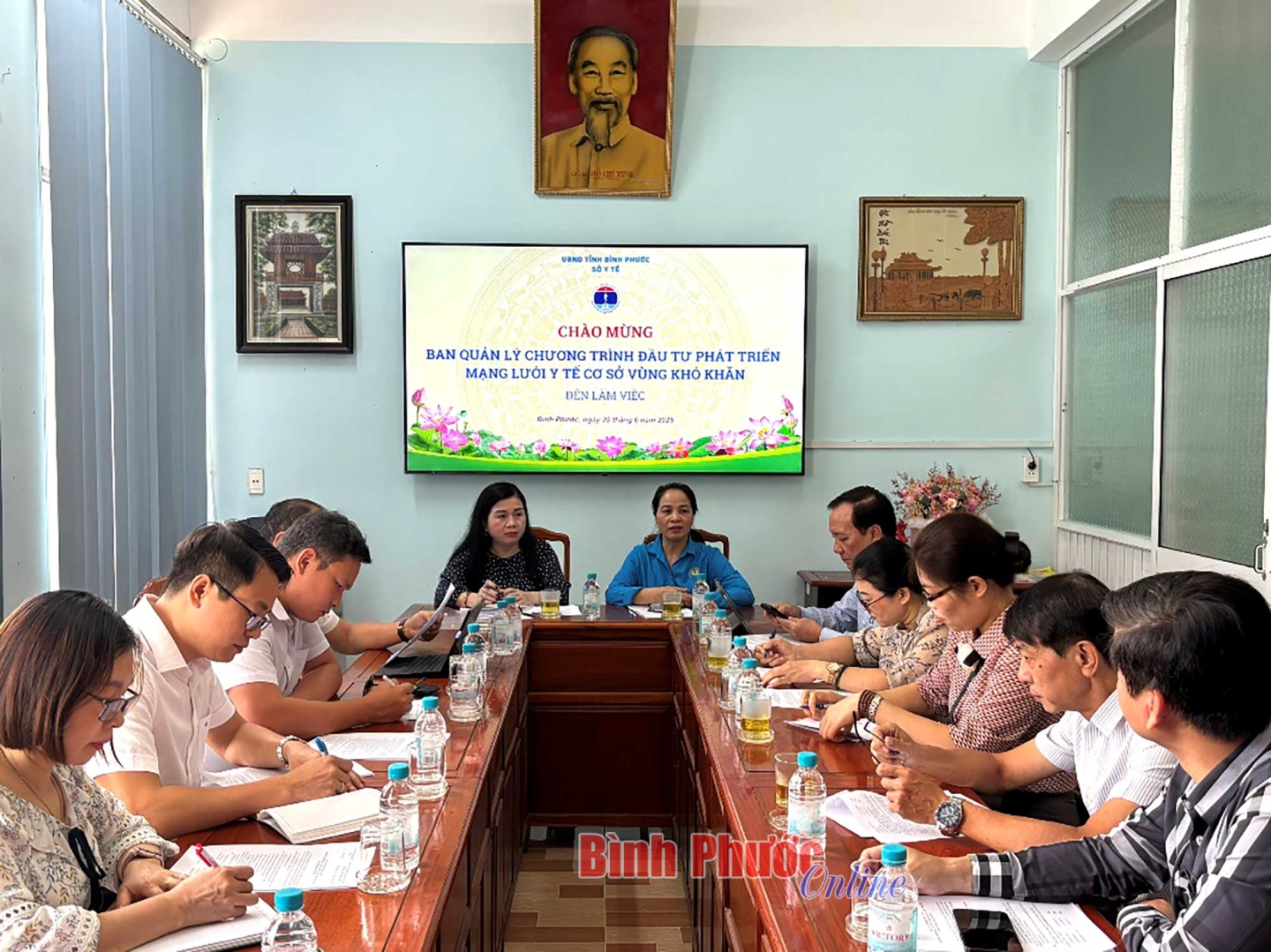 Chương trình “Đầu tư phát triển mạng lưới y tế cơ sở vùng khó khăn” giám sát tiến độ triển khai tại tỉnh Bình Phước